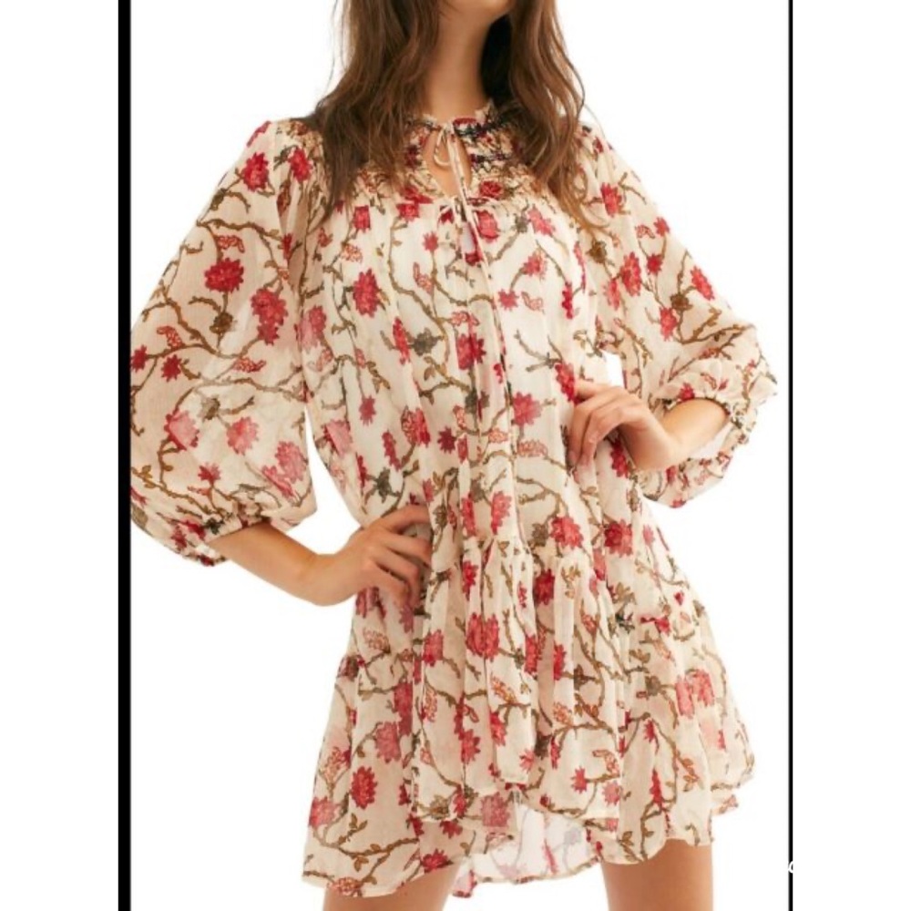 Free People Keeping Up with Kara Tunic Ivory Med
